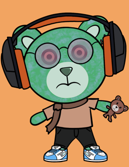 Best Polygon NFT Collection on Opensea - Jolly Teddy Party #4909