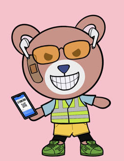 Best Polygon NFT Collection on Opensea - Jolly Teddy Party #4911