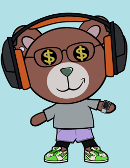 Best Polygon NFT Collection on Opensea - Jolly Teddy Party #4916