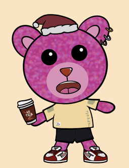 Best Polygon NFT Collection on Opensea - Jolly Teddy Party #4925