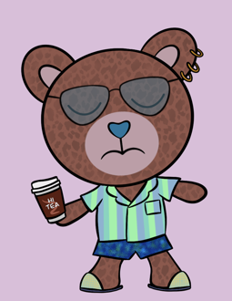 Best Polygon NFT Collection on Opensea - Jolly Teddy Party #4926