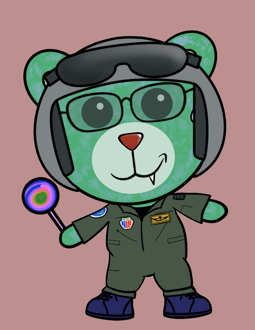 Best Polygon NFT Collection on Opensea - Jolly Teddy Party #493