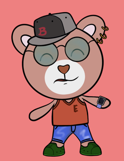 Best Polygon NFT Collection on Opensea - Jolly Teddy Party #4933