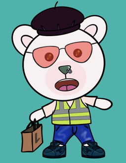 Best Polygon NFT Collection on Opensea - Jolly Teddy Party #4935