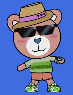 Best Polygon NFT Collection on Opensea - Jolly Teddy Party #4943