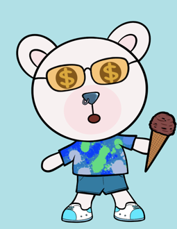 Best Polygon NFT Collection on Opensea - Jolly Teddy Party #4951