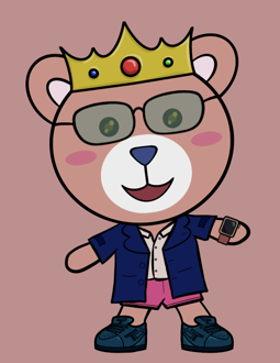 Best Polygon NFT Collection on Opensea - Jolly Teddy Party #4964