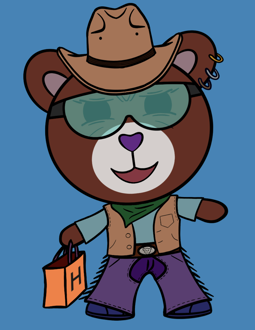 Best Polygon NFT Collection on Opensea - Jolly Teddy Party #4987