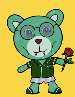 Best Polygon NFT Collection on Opensea - Jolly Teddy Party #4991