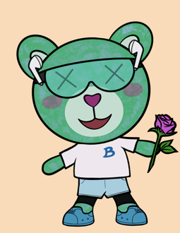 Best Polygon NFT Collection on Opensea - Jolly Teddy Party #4993