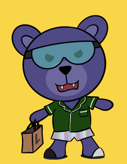 Best Polygon NFT Collection on Opensea - Jolly Teddy Party #4996