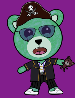 Best Polygon NFT Collection on Opensea - Jolly Teddy Party #5003