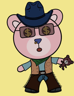 Best Polygon NFT Collection on Opensea - Jolly Teddy Party #5011