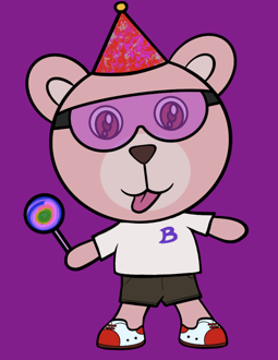 Best Polygon NFT Collection on Opensea - Jolly Teddy Party #5017