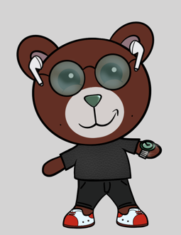 Best Polygon NFT Collection on Opensea - Jolly Teddy Party #5018