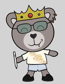 Best Polygon NFT Collection on Opensea - Jolly Teddy Party #5023