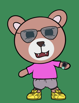 Best Polygon NFT Collection on Opensea - Jolly Teddy Party #5025