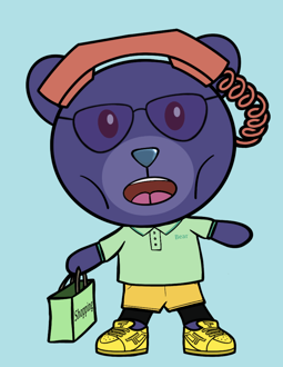 Best Polygon NFT Collection on Opensea - Jolly Teddy Party #5046