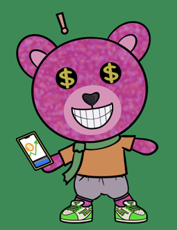 Best Polygon NFT Collection on Opensea - Jolly Teddy Party #5049