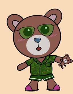 Best Polygon NFT Collection on Opensea - Jolly Teddy Party #5058