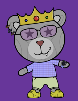 Best Polygon NFT Collection on Opensea - Jolly Teddy Party #5060