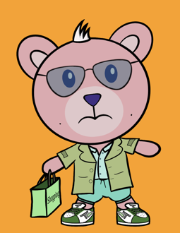 Best Polygon NFT Collection on Opensea - Jolly Teddy Party #5064