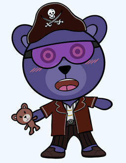 Best Polygon NFT Collection on Opensea - Jolly Teddy Party #5068