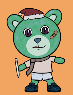 Best Polygon NFT Collection on Opensea - Jolly Teddy Party #5074