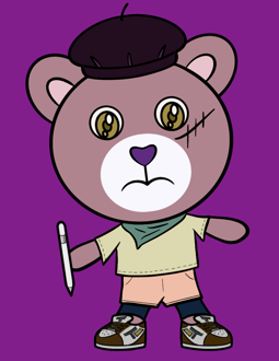Best Polygon NFT Collection on Opensea - Jolly Teddy Party #5078