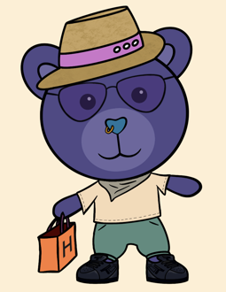 Best Polygon NFT Collection on Opensea - Jolly Teddy Party #5088