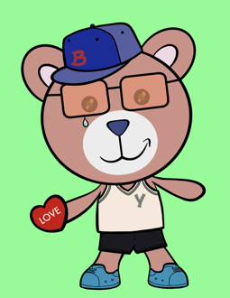 Best Polygon NFT Collection on Opensea - Jolly Teddy Party #5092