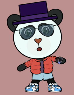 Best Polygon NFT Collection on Opensea - Jolly Teddy Party #5098