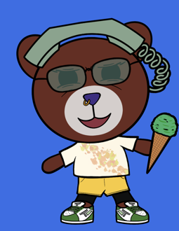 Best Polygon NFT Collection on Opensea - Jolly Teddy Party #5099
