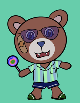 Best Polygon NFT Collection on Opensea - Jolly Teddy Party #5220