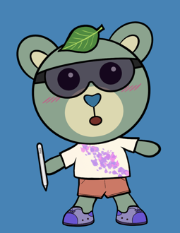 Best Polygon NFT Collection on Opensea - Jolly Teddy Party #5256