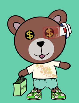 Best Polygon NFT Collection on Opensea - Jolly Teddy Party #5257