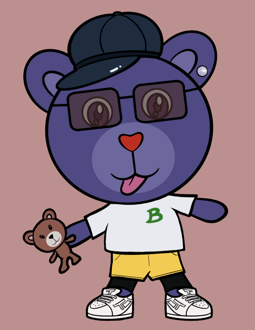 Best Polygon NFT Collection on Opensea - Jolly Teddy Party #5267
