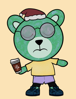 Best Polygon NFT Collection on Opensea - Jolly Teddy Party #5276