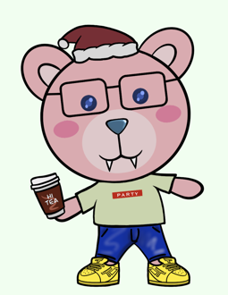 Best Polygon NFT Collection on Opensea - Jolly Teddy Party #5283