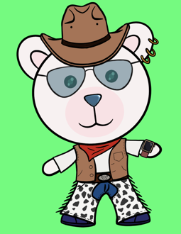 Best Polygon NFT Collection on Opensea - Jolly Teddy Party #5290