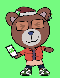 Best Polygon NFT Collection on Opensea - Jolly Teddy Party #5299