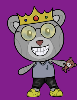 Best Polygon NFT Collection on Opensea - Jolly Teddy Party #5304