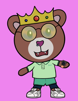 Best Polygon NFT Collection on Opensea - Jolly Teddy Party #5311