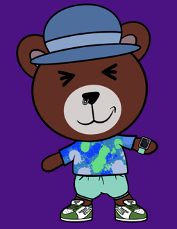 Best Polygon NFT Collection on Opensea - Jolly Teddy Party #5313