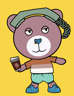 Best Polygon NFT Collection on Opensea - Jolly Teddy Party #5319