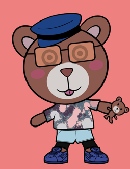 Best Polygon NFT Collection on Opensea - Jolly Teddy Party #5321