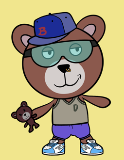 Best Polygon NFT Collection on Opensea - Jolly Teddy Party #5332