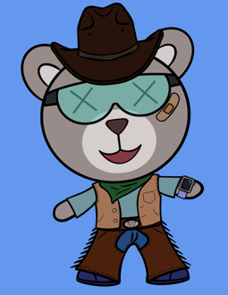 Best Polygon NFT Collection on Opensea - Jolly Teddy Party #5343