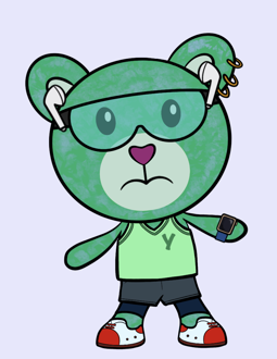 Best Polygon NFT Collection on Opensea - Jolly Teddy Party #5345