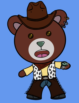 Best Polygon NFT Collection on Opensea - Jolly Teddy Party #5348